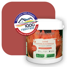 Charger l'image dans la galerie, Peinture écologique Natura Tassili® Les Rouges (L'Atelier by Edicolor 109B/109-B/109B1) Intérieur/Extérieur SATIN