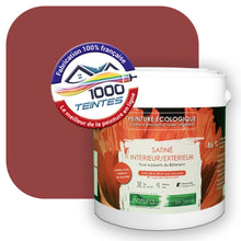 Charger l'image dans la galerie, Peinture écologique Natura Tassili® Les Rouges (L'Atelier by Edicolor 109D/109-D/109D1) Intérieur/Extérieur SATIN
