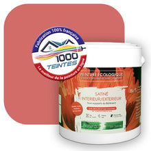 Charger l'image dans la galerie, Peinture écologique Natura Tassili® Les Rouges (L'Atelier by Edicolor 111E/111-E/111E1) Intérieur/Extérieur SATIN
