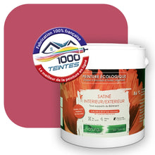 Charger l'image dans la galerie, Peinture écologique Natura Tassili® Les Rouges (L'Atelier by Edicolor 121B/121-B/121B1) Intérieur/Extérieur SATIN