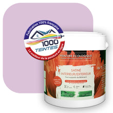 Charger l'image dans la galerie, Peinture écologique Natura Tassili® Les Violets (L'Atelier by Edicolor 126C/126-C/126C1) Intérieur/Extérieur SATIN