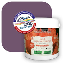 Charger l'image dans la galerie, Peinture écologique Natura Tassili® Les Violets (L'Atelier by Edicolor 127D/127-D/127D1) Intérieur/Extérieur SATIN