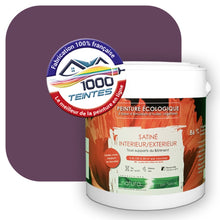 Charger l'image dans la galerie, Peinture écologique Natura Tassili® Les Violets (L'Atelier by Edicolor 127E/127-E/127E1) Intérieur/Extérieur SATIN