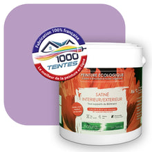 Charger l'image dans la galerie, Peinture écologique Natura Tassili® Les Violets (L'Atelier by Edicolor 129E/129-E/129E1) Intérieur/Extérieur SATIN