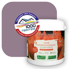 Charger l'image dans la galerie, Peinture écologique Natura Tassili® Les Violets (L'Atelier by Edicolor 131D/131-D/131D1) Intérieur/Extérieur SATIN