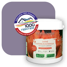 Charger l'image dans la galerie, Peinture écologique Natura Tassili® Les Violets (L'Atelier by Edicolor 134E/134-E/134E1) Intérieur/Extérieur SATIN