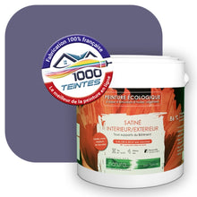Charger l'image dans la galerie, Peinture écologique Natura Tassili® Les Violets (L'Atelier by Edicolor 137E/137-E/137E1) Intérieur/Extérieur SATIN