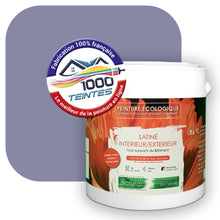 Charger l'image dans la galerie, Peinture écologique Natura Tassili® Les Violets (L'Atelier by Edicolor 139D/139-D/139D1) Intérieur/Extérieur SATIN