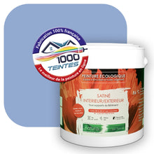 Charger l'image dans la galerie, Peinture écologique Natura Tassili® Les Bleus (L'Atelier by Edicolor 142B/142-B/142B1) Intérieur/Extérieur SATIN