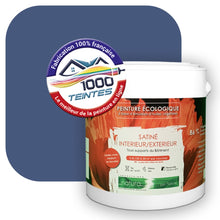Charger l'image dans la galerie, Peinture écologique Natura Tassili® Les Bleus (L'Atelier by Edicolor 143E/143-E/143E1) Intérieur/Extérieur SATIN