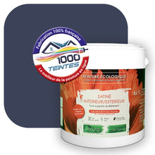 Charger l'image dans la galerie, Peinture écologique Natura Tassili® Les Bleus (L'Atelier by Edicolor 145E/145-E/145E1) Intérieur/Extérieur SATIN
