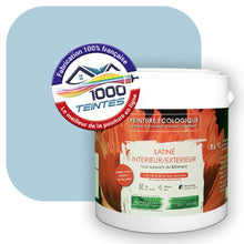 Charger l'image dans la galerie, Peinture écologique Natura Tassili® Les Bleus (L'Atelier by Edicolor 152C/152-C/152C1) Intérieur/Extérieur SATIN