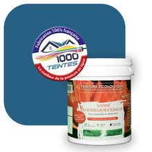 Charger l'image dans la galerie, Peinture écologique Natura Tassili® Les Bleus (L'Atelier by Edicolor 154E/154-E/154E1) Intérieur/Extérieur SATIN