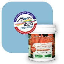 Charger l'image dans la galerie, Peinture écologique Natura Tassili® Les Bleus (L'Atelier by Edicolor 155A/155-A/155A1) Intérieur/Extérieur SATIN