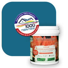 Charger l'image dans la galerie, Peinture écologique Natura Tassili® Les Bleus (L'Atelier by Edicolor 159D/159-D/159D1) Intérieur/Extérieur SATIN