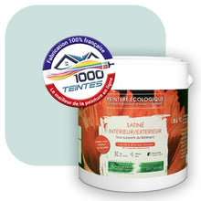 Charger l'image dans la galerie, Peinture écologique Natura Tassili® Les Bleus (L'Atelier by Edicolor 164A/164-A/164A1) Intérieur/Extérieur SATIN