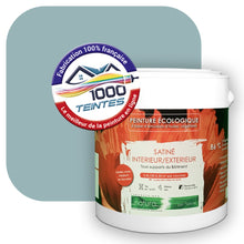 Charger l'image dans la galerie, Peinture écologique Natura Tassili® Les Bleus (L'Atelier by Edicolor 165C/165-C/165C1) Intérieur/Extérieur SATIN
