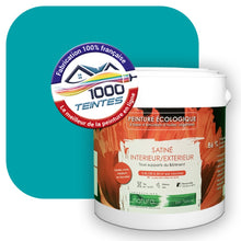 Charger l'image dans la galerie, Peinture écologique Natura Tassili® Les Bleus (L'Atelier by Edicolor 169D/169-D/169D1) Intérieur/Extérieur SATIN