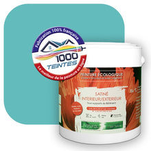 Charger l'image dans la galerie, Peinture écologique Natura Tassili® Les Bleus (L'Atelier by Edicolor 170D/170-D/170D1) Intérieur/Extérieur SATIN