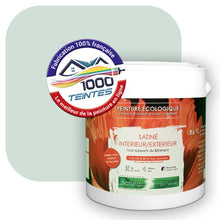 Charger l'image dans la galerie, Peinture écologique Natura Tassili® Les Verts (L'Atelier by Edicolor 173B/173-B/173B1) Intérieur/Extérieur SATIN