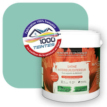 Charger l'image dans la galerie, Peinture écologique Natura Tassili® Les Verts (L'Atelier by Edicolor 174B/174-B/174B1) Intérieur/Extérieur SATIN
