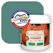 Charger l'image dans la galerie, Peinture écologique Natura Tassili® Les Verts (L'Atelier by Edicolor 175D/175-D/175D1) Intérieur/Extérieur SATIN