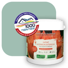 Charger l'image dans la galerie, Peinture écologique Natura Tassili® Les Verts (L'Atelier by Edicolor 177A/177-A/177A1) Intérieur/Extérieur SATIN