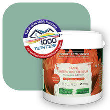 Charger l'image dans la galerie, Peinture écologique Natura Tassili® Les Verts (L'Atelier by Edicolor 177B/177-B/177B1) Intérieur/Extérieur SATIN