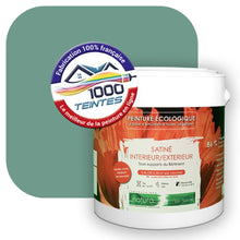Charger l'image dans la galerie, Peinture écologique Natura Tassili® Les Verts (L'Atelier by Edicolor 177C/177-C/177C1) Intérieur/Extérieur SATIN
