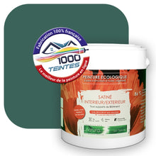 Charger l'image dans la galerie, Peinture écologique Natura Tassili® Les Verts (L'Atelier by Edicolor 177E/177-E/177E1) Intérieur/Extérieur SATIN