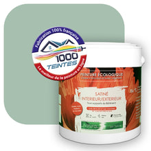 Charger l'image dans la galerie, Peinture écologique Natura Tassili® Les Verts (L'Atelier by Edicolor 178C/178-C/178C1) Intérieur/Extérieur SATIN