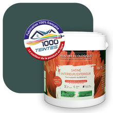 Charger l'image dans la galerie, Peinture écologique Natura Tassili® Les Verts (L'Atelier by Edicolor 178E/178-E/178E1) Intérieur/Extérieur SATIN