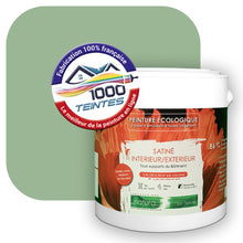 Charger l'image dans la galerie, Peinture écologique Natura Tassili® Les Verts (L'Atelier by Edicolor 181C/181-C/181C1) Intérieur/Extérieur SATIN