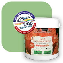 Charger l'image dans la galerie, Peinture écologique Natura Tassili® Les Verts (L'Atelier by Edicolor 183A/183-A/183A1) Intérieur/Extérieur SATIN