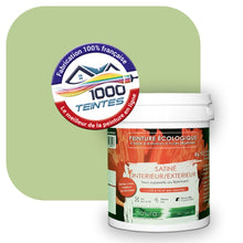 Charger l'image dans la galerie, Peinture écologique Natura Tassili® Les Verts (L'Atelier by Edicolor 184A/184-A/184A1) Intérieur/Extérieur SATIN