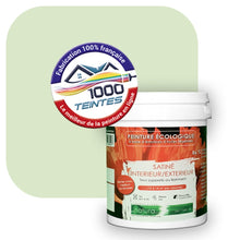 Charger l'image dans la galerie, Peinture écologique Natura Tassili® Les Verts (L'Atelier by Edicolor 186A/186-A/186A1) Intérieur/Extérieur SATIN