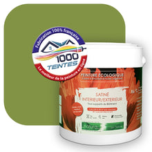 Charger l'image dans la galerie, Peinture écologique Natura Tassili® Les Verts (L'Atelier by Edicolor 187D/187-D/187D1) Intérieur/Extérieur SATIN