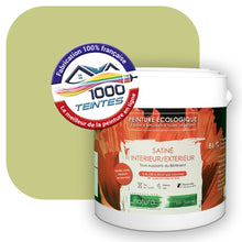 Charger l'image dans la galerie, Peinture écologique Natura Tassili® Les Verts (L'Atelier by Edicolor 189C/189-C/189C1) Intérieur/Extérieur SATIN