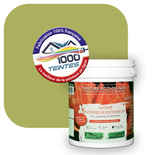 Charger l'image dans la galerie, Peinture écologique Natura Tassili® Les Verts (L'Atelier by Edicolor 189D/189-D/189D1) Intérieur/Extérieur SATIN