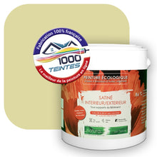 Charger l'image dans la galerie, Peinture écologique Natura Tassili® Les Verts (L'Atelier by Edicolor 190A/190-A/190A1) Intérieur/Extérieur SATIN