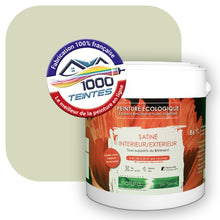 Charger l'image dans la galerie, Peinture écologique Natura Tassili® Les Verts (L'Atelier by Edicolor 191B/191-B/191B1) Intérieur/Extérieur SATIN