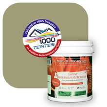 Charger l'image dans la galerie, Peinture écologique Natura Tassili® Les Verts (L'Atelier by Edicolor 191D/191-D/191D1) Intérieur/Extérieur SATIN