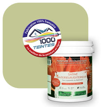 Charger l'image dans la galerie, Peinture écologique Natura Tassili® Les Verts (L'Atelier by Edicolor 194B/194-B/194B1) Intérieur/Extérieur SATIN