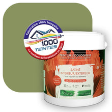 Charger l'image dans la galerie, Peinture écologique Natura Tassili® Les Verts (L'Atelier by Edicolor 194D/194-D/194D1) Intérieur/Extérieur SATIN