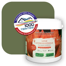 Charger l'image dans la galerie, Peinture écologique Natura Tassili® Les Verts (L'Atelier by Edicolor 194E/194-E/194E1) Intérieur/Extérieur SATIN