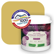 Charger l'image dans la galerie, Peinture écologique Natura Tassili® Les Jaunes (L'Atelier by Edicolor 076D/076-D/076D1) Intérieur/Extérieur VELOURS