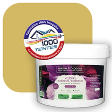 Charger l'image dans la galerie, Peinture écologique Natura Tassili® Les Jaunes (L'Atelier by Edicolor 076D/076-D/076D1) Intérieur/Extérieur VELOURS