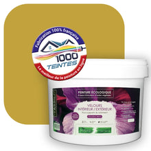 Charger l'image dans la galerie, Peinture écologique Natura Tassili® Les Jaunes (L'Atelier by Edicolor 076E/076-E/076E1) Intérieur/Extérieur VELOURS