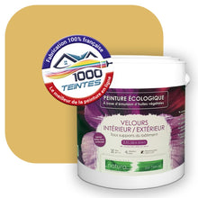 Charger l'image dans la galerie, Peinture écologique Natura Tassili® Les Jaunes (L'Atelier by Edicolor 078D/078-D/078D1) Intérieur/Extérieur VELOURS