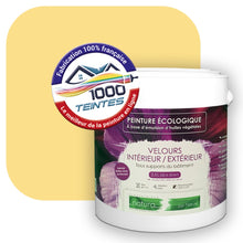 Charger l'image dans la galerie, Peinture écologique Natura Tassili® Les Jaunes (L'Atelier by Edicolor 080D/080-D/080D1) Intérieur/Extérieur VELOURS